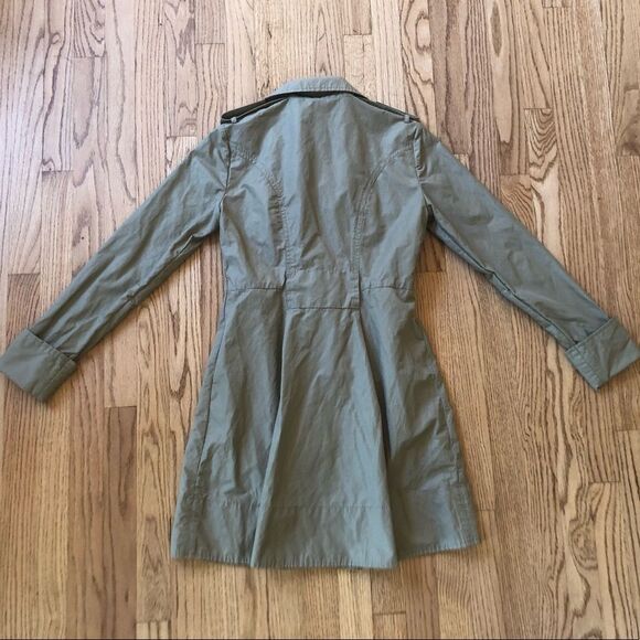 Banana Republic Trench Coat Taupe XS - Picture 4 of 8